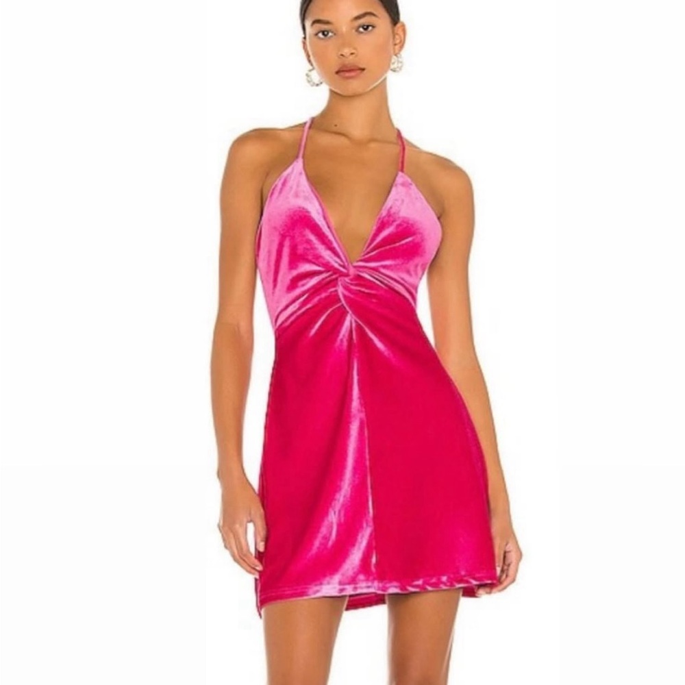 MORE TO COME Kimmie Mini Dress in Pink - size xxs